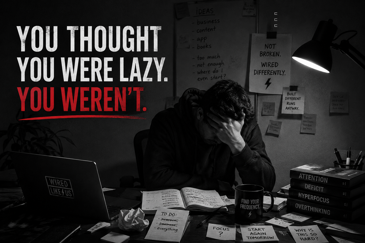 You Thought You Were Lazy. You Weren't.