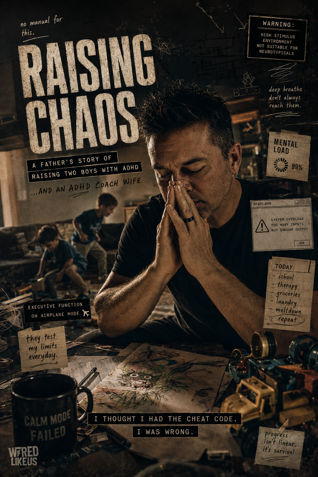 Raising Chaos book cover — ADHD parenting book for breaking generational cycles